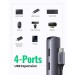 Bộ chuyển 5 in 1 Ugreen 20197 CM417 Type C sang HDMI 4K@30Hz + 4*USB 3.0, tốc độ truyền tải 5Gbps