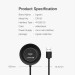 Bộ chia Hub 1m Ugreen 20277 CR106 4*USB 2.0, tương thích ngược USB 1.1, 480 Mbps, LED