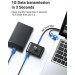 Bộ chia 4 cổng 80CM Ugreen 20291 CR113 USB-A to USB 3.0, tốc độ truyền 5Gbps, 480 Mbit/s