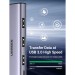 Bộ chuyển Ugreen 20805 CM473 Type-A to 4*USB 3.0, 5Gbps, nguồn 5V