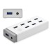 Bộ chia 7 cổng Ugreen 20296 CR116 Type-A to USB 3.0, bảo vệ quá dòng, 48W, 12V-2A