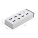 Bộ chia 7 cổng Ugreen 20296 CR116 Type-A to USB 3.0, bảo vệ quá dòng, 48W, 12V-2A