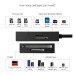 Đầu đọc thẻ nhớ USB 3.0 Ugreen 30333 CR125 dài 0.5m, hỗ trợ SD/TF/MS/CF, tốc độ 5Gbps