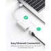 Cáp chuyển đổi Ugreen 20253 USB 2.0 sang LAN RJ45, tốc độ kết nối 10/100Mbps