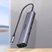Bộ chia Ugreen 20932 CM475 Type-C to 3*USB 3.0 + LAN 1Gbps + PD 100W, tốc độ 5Gpbs, dây bọc dù