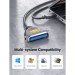 Cáp máy in USB to LPT IEEE 1284 dài 2m Ugreen 20225 CR124 dây dài, tốc độ truyền 12 Mbps