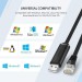 Cáp lập trình Console USB to RJ45 FTDI chính hãng Ugreen 50773 cao cấp