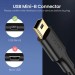 Cáp USB 2.0 to USB Mini 1,5m mạ vàng Chính hãng Ugreen 10385