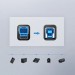 Cáp USB 3.0 AM to BM dài 1M máy in Ugreen 30753 chính hãng
