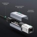 Cáp máy in USB Type-C to USB Type-B dài 1M bọc dù Ugreen 80805 cao cấp