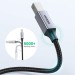 Cáp máy in USB Type-C to USB Type-B dài 2M bọc dù Ugreen 80807 cao cấp