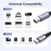 Cáp máy in USB Type-C to USB Type-B dài 3M bọc dù Ugreen 80808 cao cấp