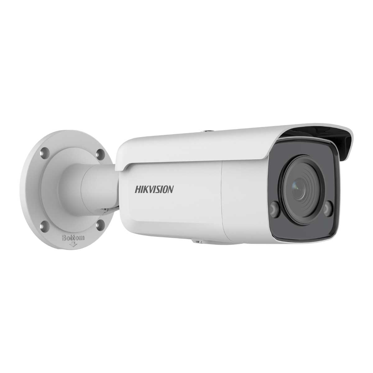 Camera IP Colorvu chống báo giả Hikvision 4MP DS-2CD2T47G2-LSU/SL ánh sáng trắng 60m, tích hợp mic thu âm, đèn và loa báo động