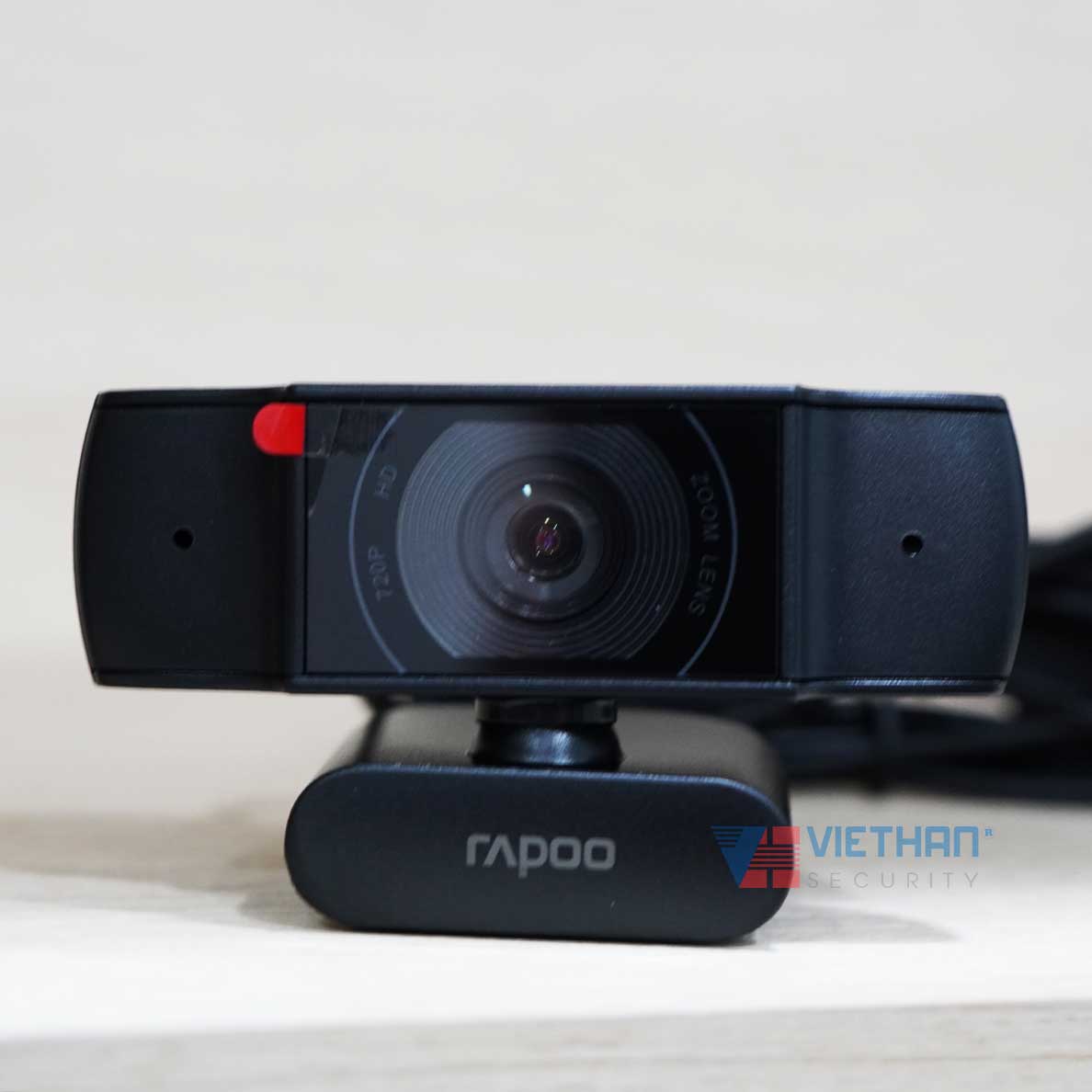 Webcam cho máy tính Rapoo XW170 độ phân giải 720P, xoay linh hoạt, góc nhìn rộng 80 độ, lấy nét tự động