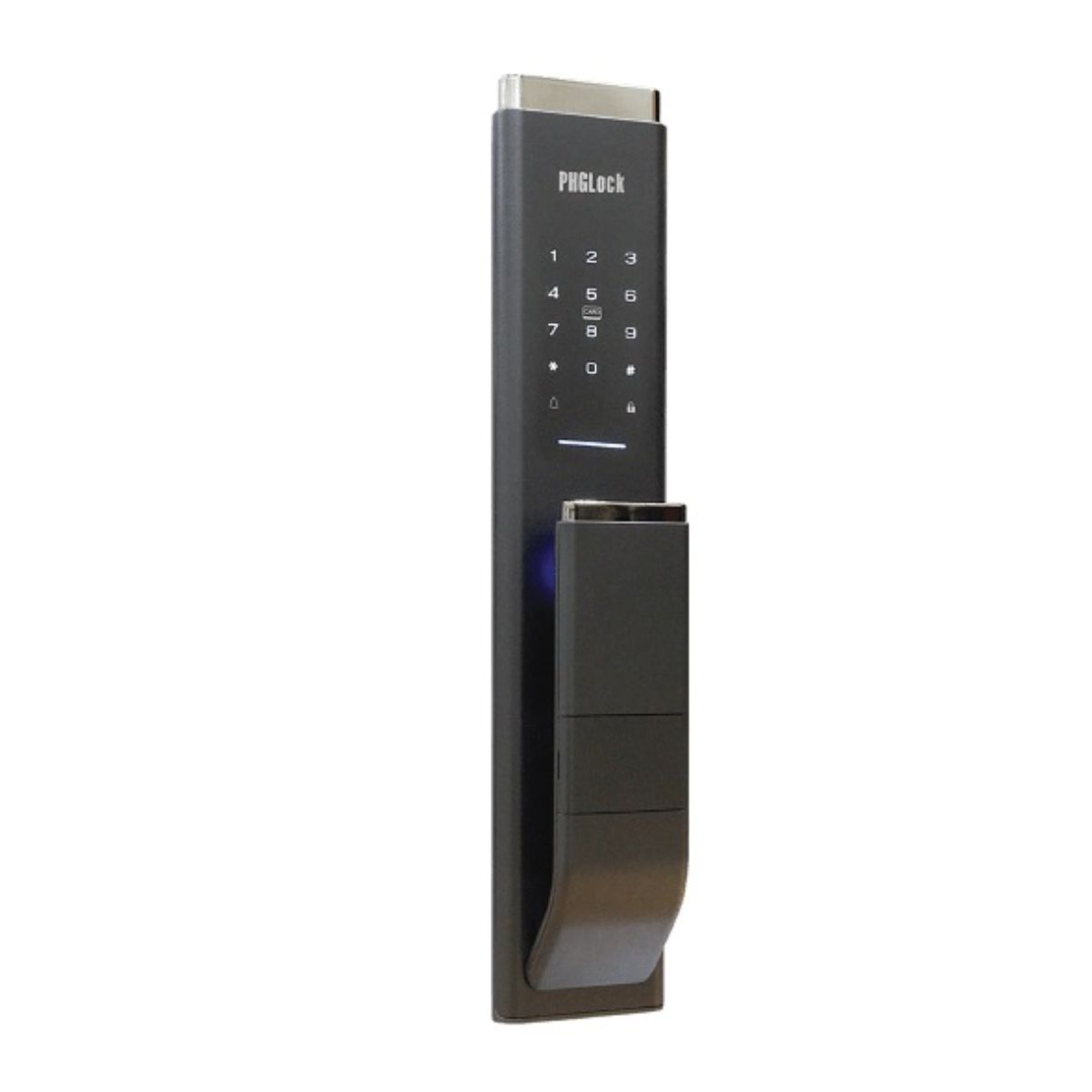 Khóa cửa Smart Lock cho căn hộ, homestay PHGLock FP6701 mở khóa bằng mã số, vân tay, thẻ từ Mifare và chìa khóa cơ