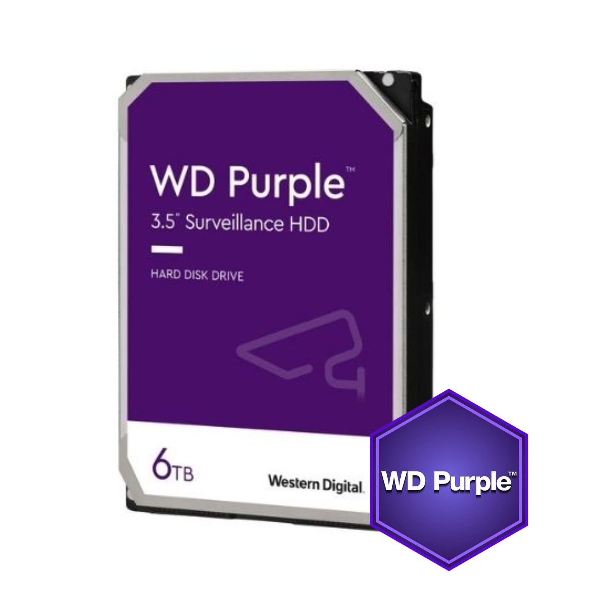Ổ cứng chuyên dụng cho camera WD Purple WD63PURZ 6TB 3.5inch SATA3, Cache 256Mb