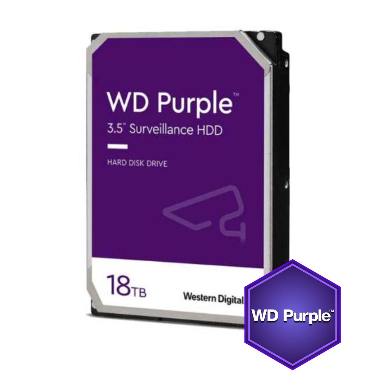 Ổ cứng cho camera giám sát Western WD Purple WD180PURZ 18TB, 512 MB cache, 7200 RPM