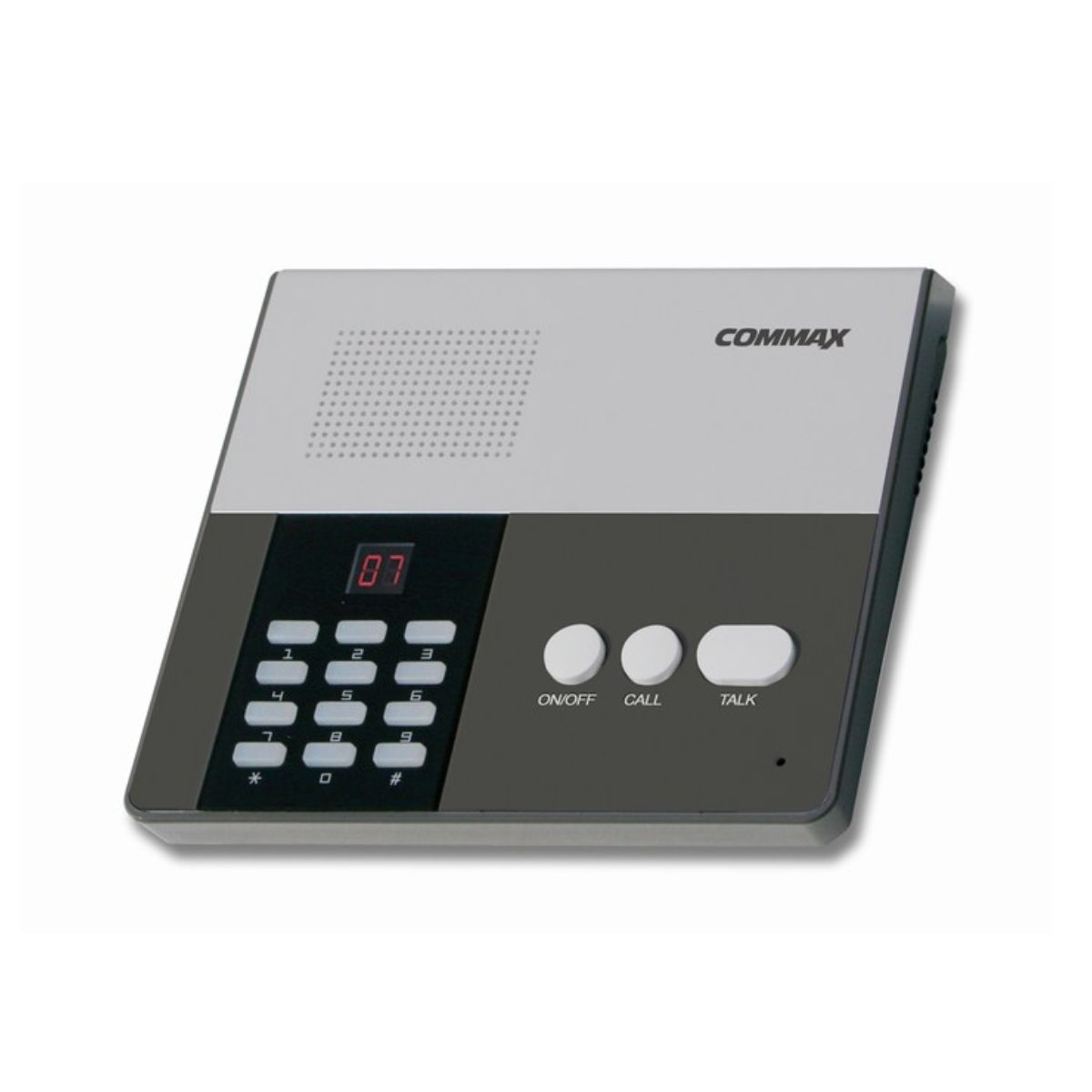 Điện thoại liên lạc nội bộ không tay nghe Commax CM-810 (máy chủ) kết nối đến 10 máy con CM-800S,  khoảng cách 300m