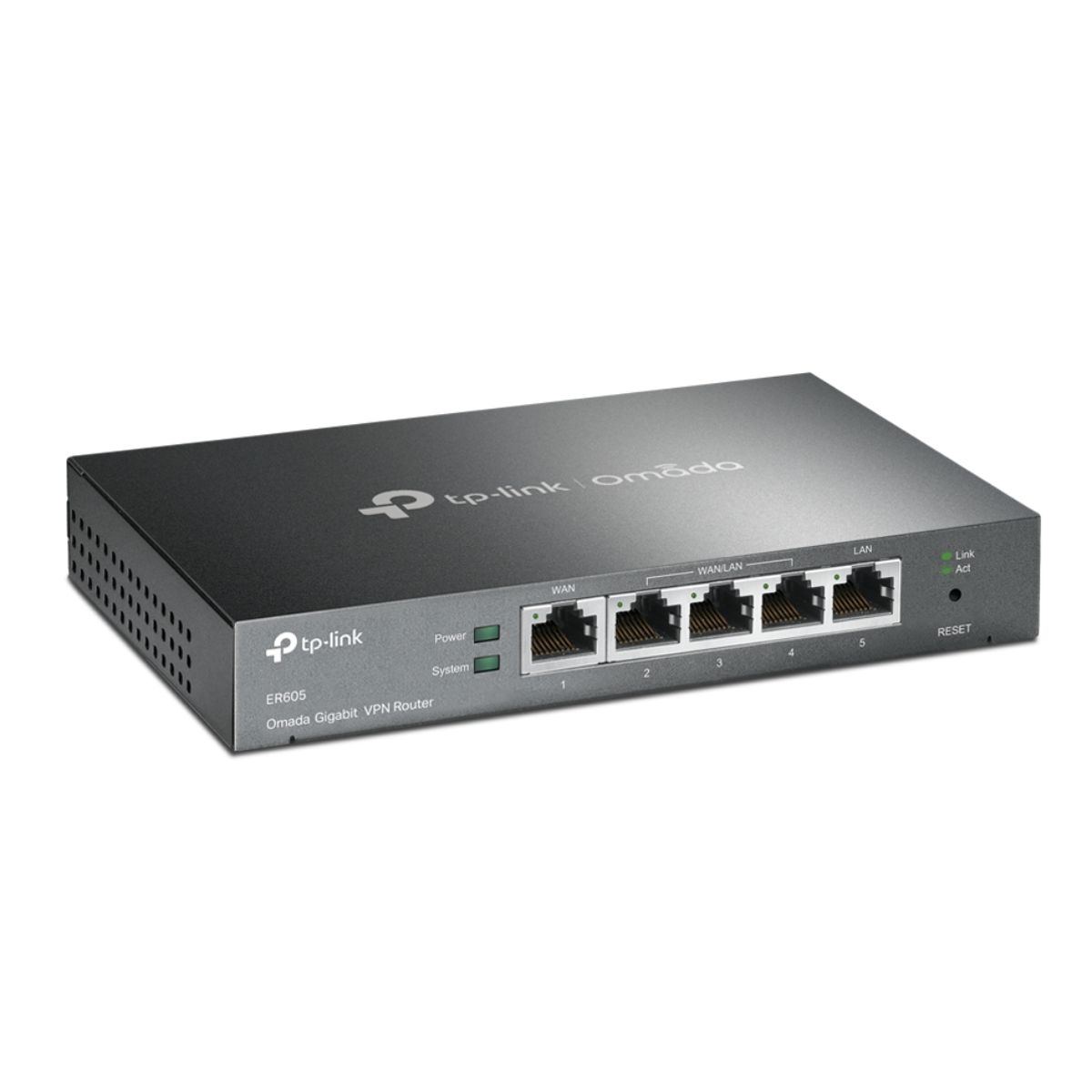 Bộ định tuyến Gigabit Multi-WAN VPN Router TP-Link ER605 1 cổng WAN gigabit và 3 cổng WAN/LAN gigabit
