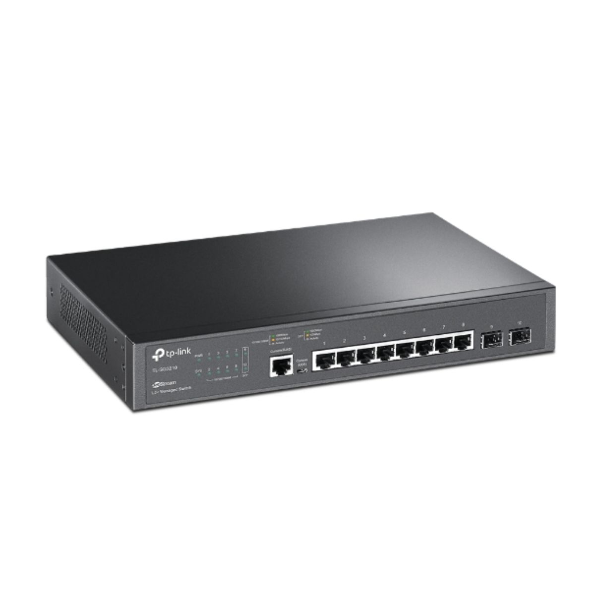 Thiết bị chia mạng 8 cổng Gigabit Layer 2 TP-Link TL-SG3210 2 khe cắm SFP