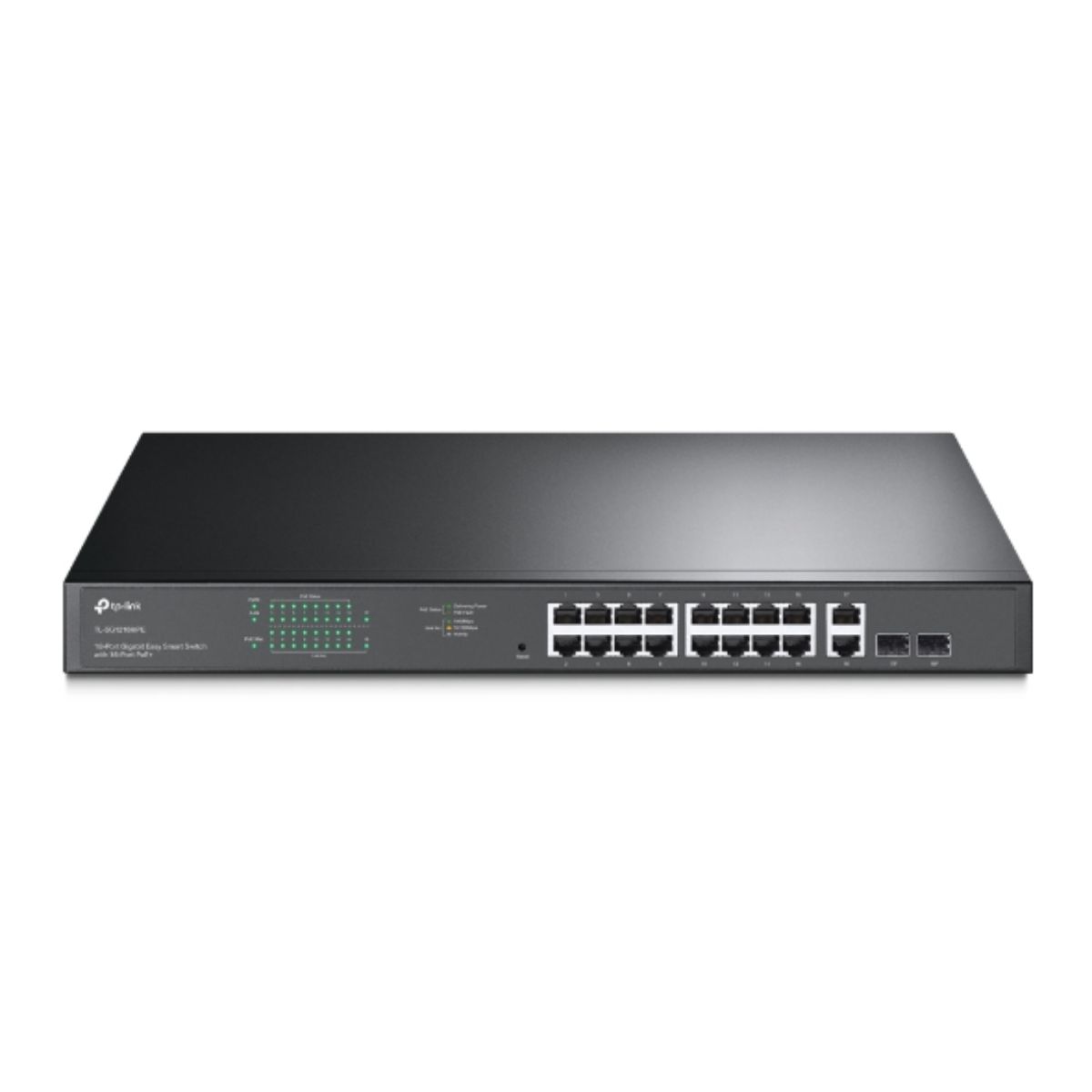 Easy Smart Switch with 16-Port PoE+ TP-Link TL-SG1218MPE công suất PoE 250W