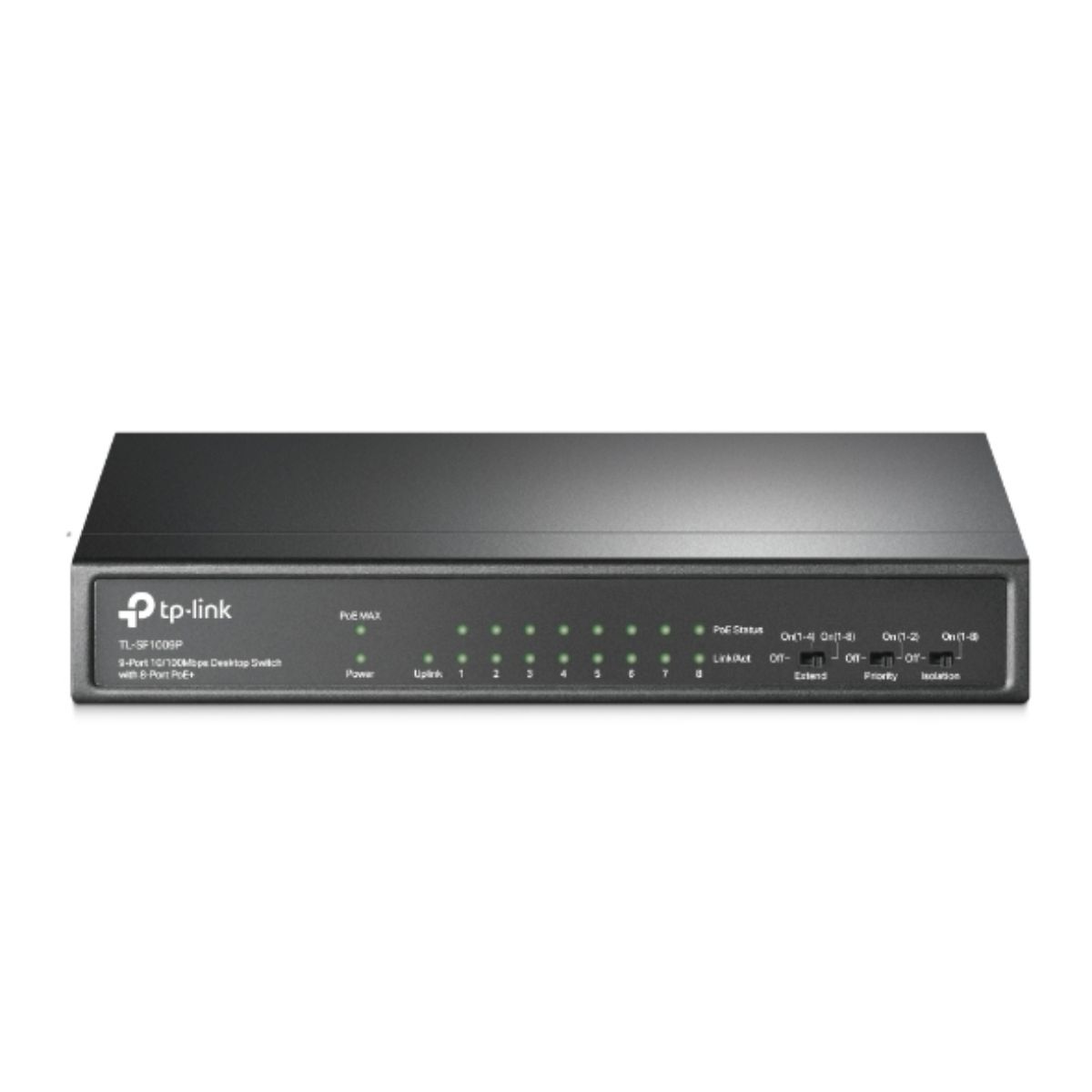 Switch Poe 9 port 10/100 Mbps TP-Link TL-SF1009P 8 PoE+ Ports, 1 uplink, công suất PoE 65W