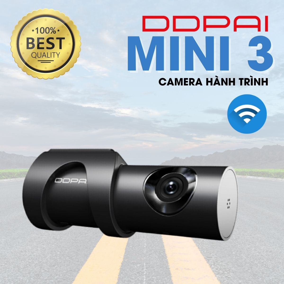 Camera hành trình xe ô tô DDPai Mini 3 2K Wi-Fi 5GHz, Remote Snapshot