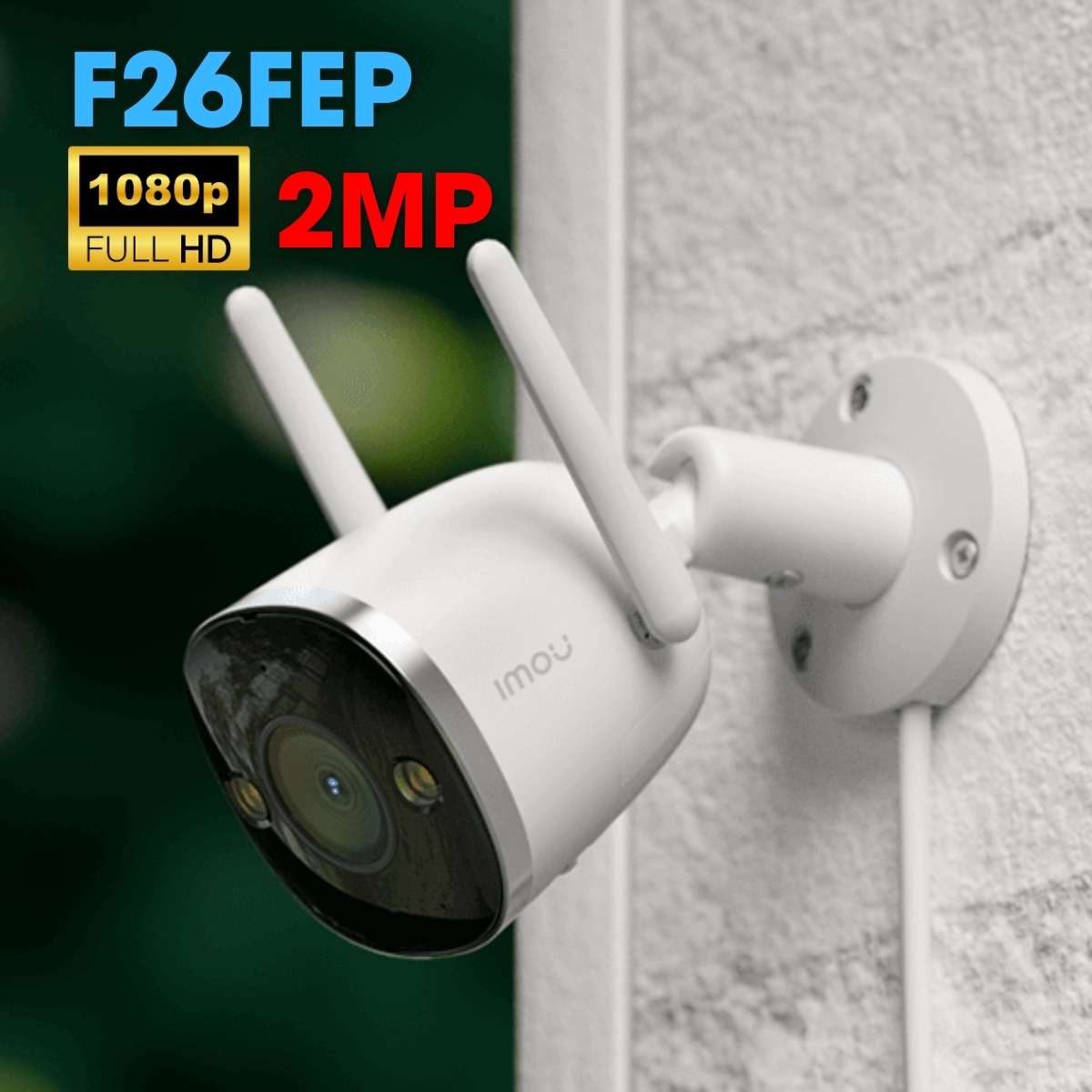 Camera Bullet 2 Pro Imou F26FEP 2MP wifi ngoài trời Full color, đàm thoại 2 chiều, hồng ngoại 30m