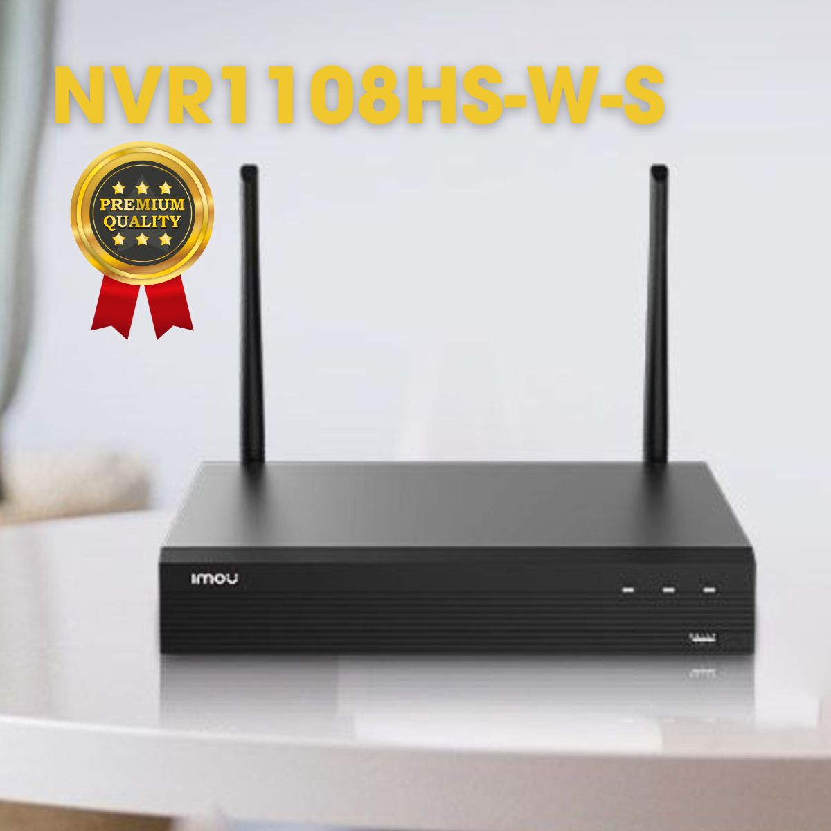 Đầu ghi hình wifi 8 kênh Imou NVR1108HS-W-S3 hỗ trợ 8 kênh 6MP, 1 sata, Tích hợp audio in/out