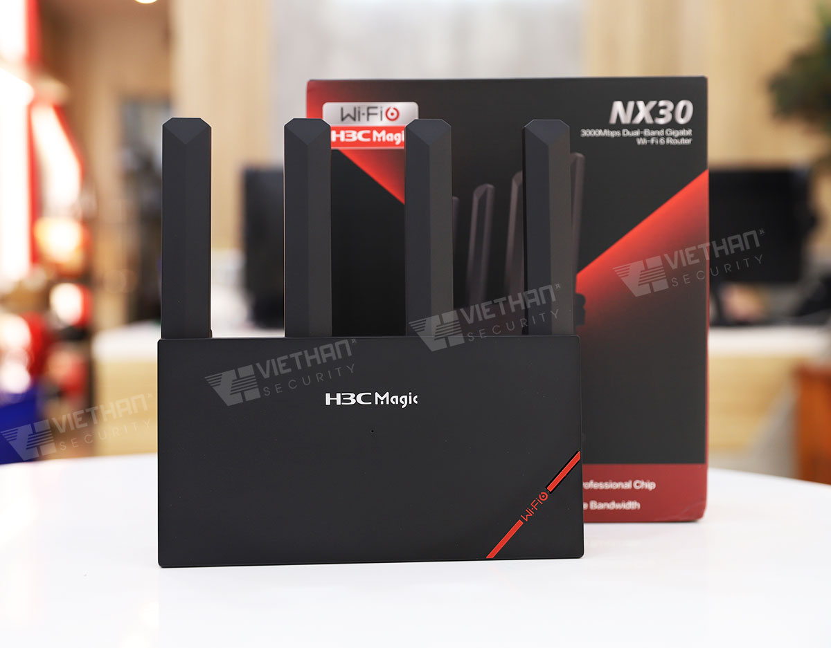 Router Wi-Fi 6 Gigabit H3C Magic NX30 tốc độ 3000Mbps, Công nghệ OFDMA, hỗ trợ tối đa 256 thiết bị