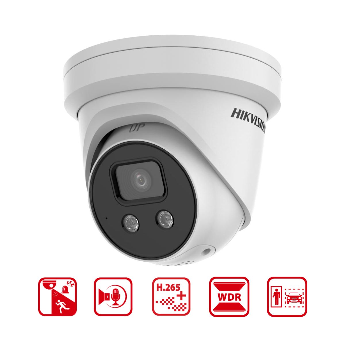 Camera IP hồng ngoại 30m Hikvision DS-2CD2366G2-ISU/SL (C) 6MP tích hợp mic và loa, đàm thoại 2 chiều