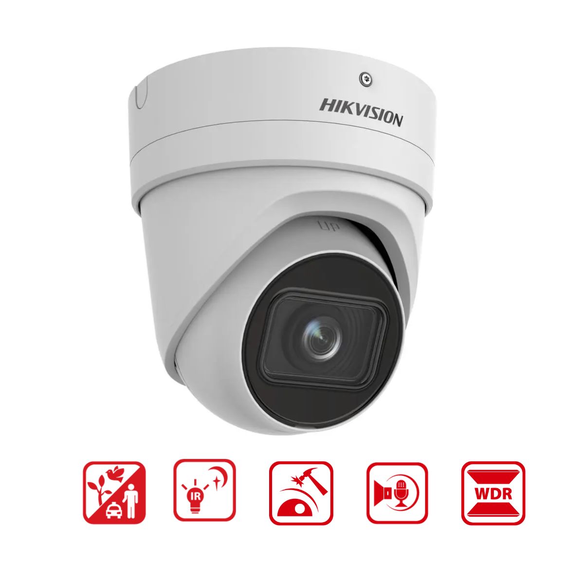 Camera Dome IP Zoom Hikvision DS-2CD2H66G2-IZS (C) 6MP, chống báo động giả, hồng ngoại 40m, phân biệt người và xe