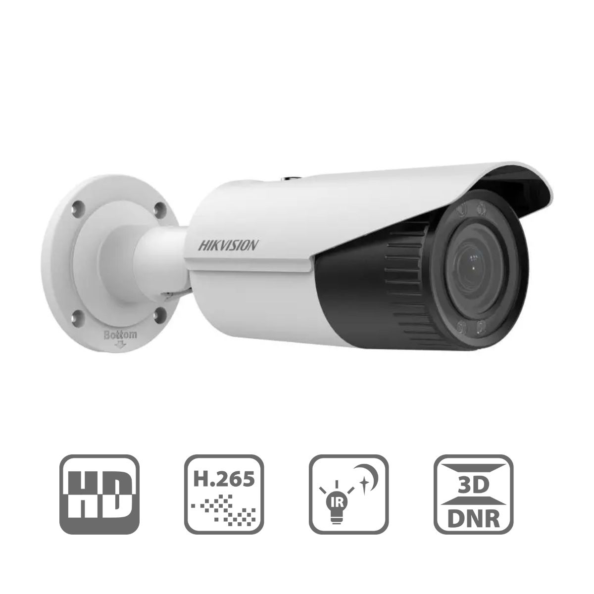 Camera thân IP hồng ngoại Hikvision DS-2CD3621G0-IZS 2MP 1080P, WDR 120dB, hồng ngoại 60m