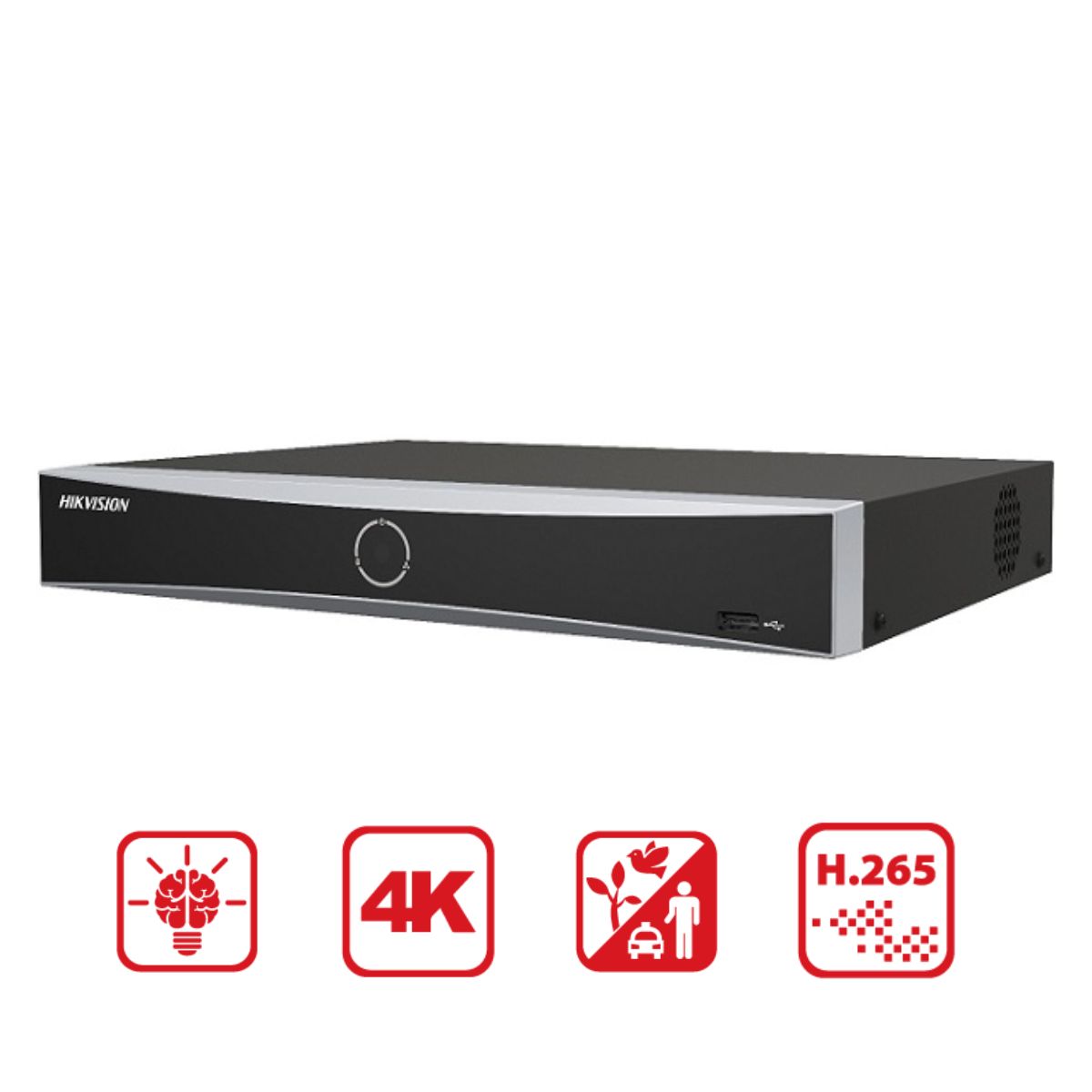 Đầu ghi camera IP 16 kênh Hikvision DS-7616NXI-K1 chống báo động giả, hỗ trợ 1 SATA lên đến 10TB