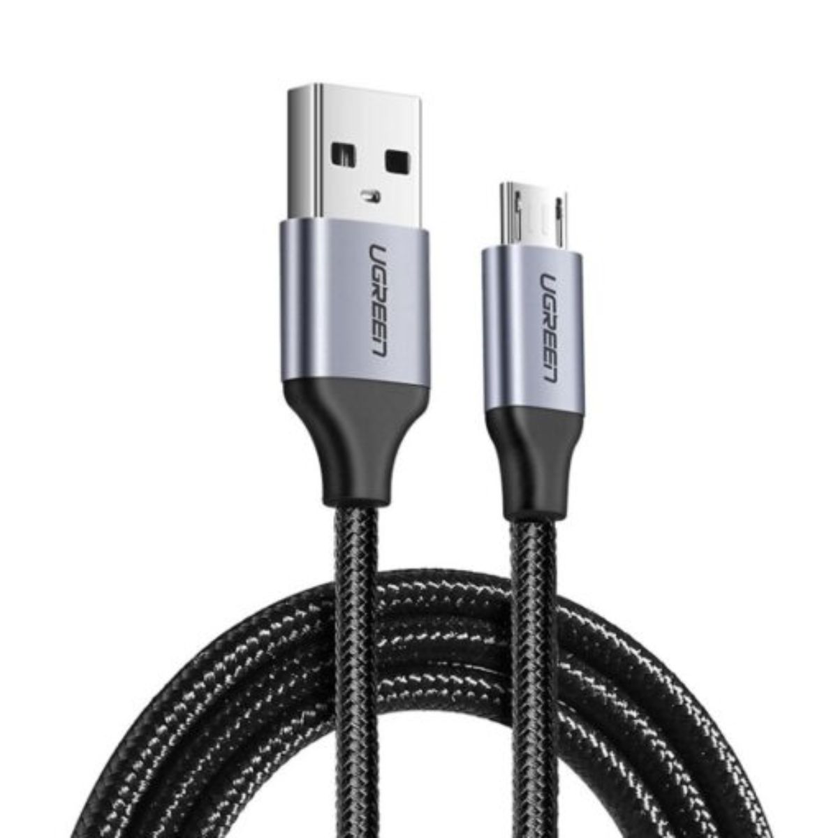 Cáp sạc 1m Micro USB 2.0 Ugreen 60146 US290 màu đen, lõi đồng nguyên chất