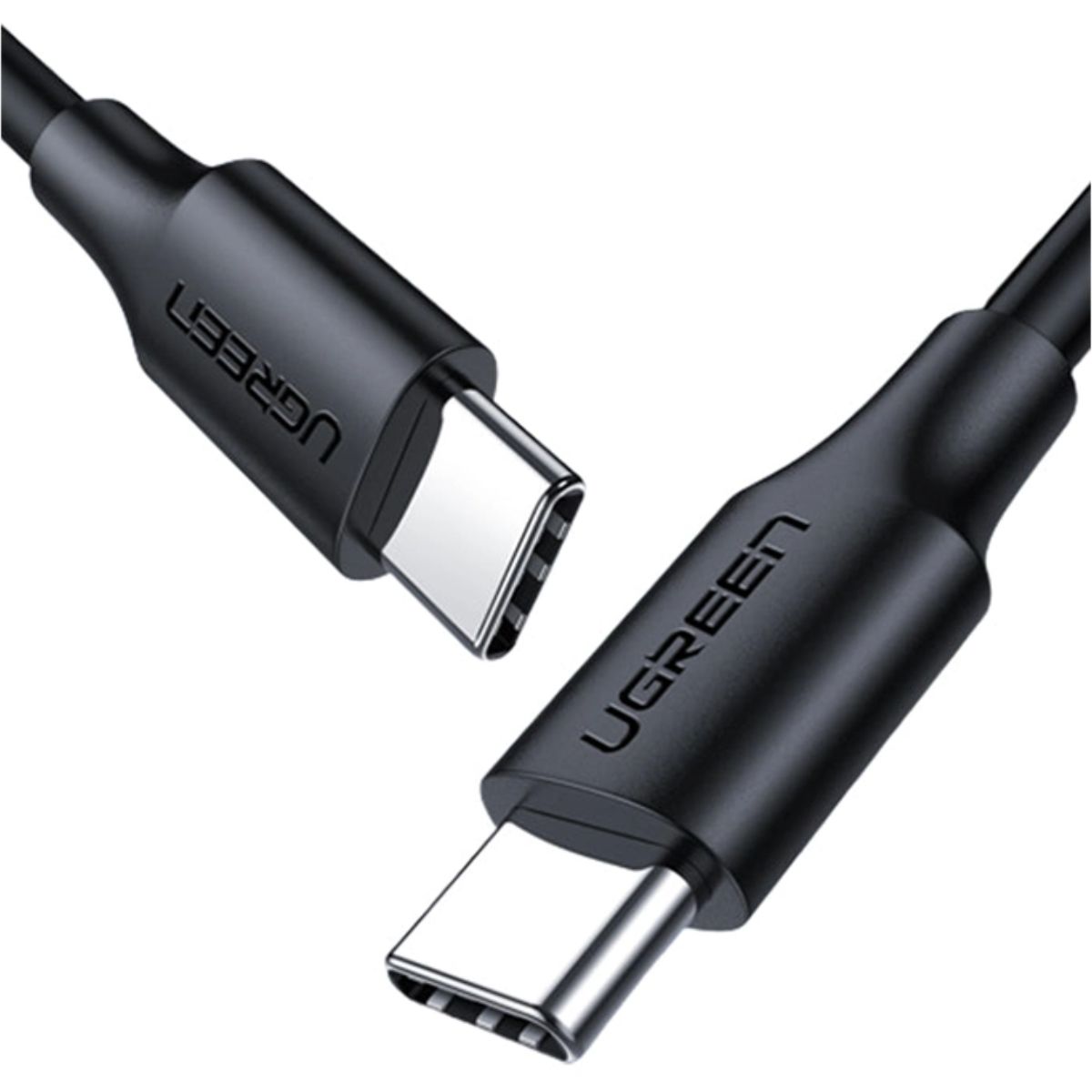 Cáp chiều dài 3m USB-C đến USB2.0-C Ugreen 60788 US286 màu đen, hỗ trợ sạc nhanh 3A
