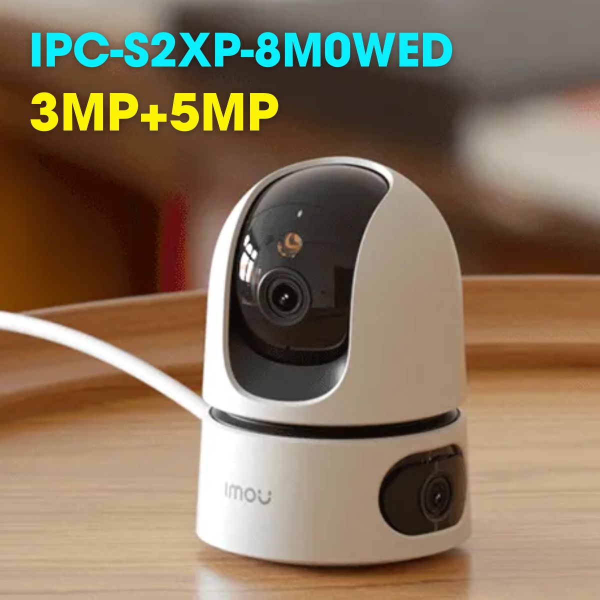 Camera IP wifi 2 mắt quay quét IMOU IPC-S2XP-8M0WED 3MP+5MP,  phát hiện con người, hồng ngoại 15m