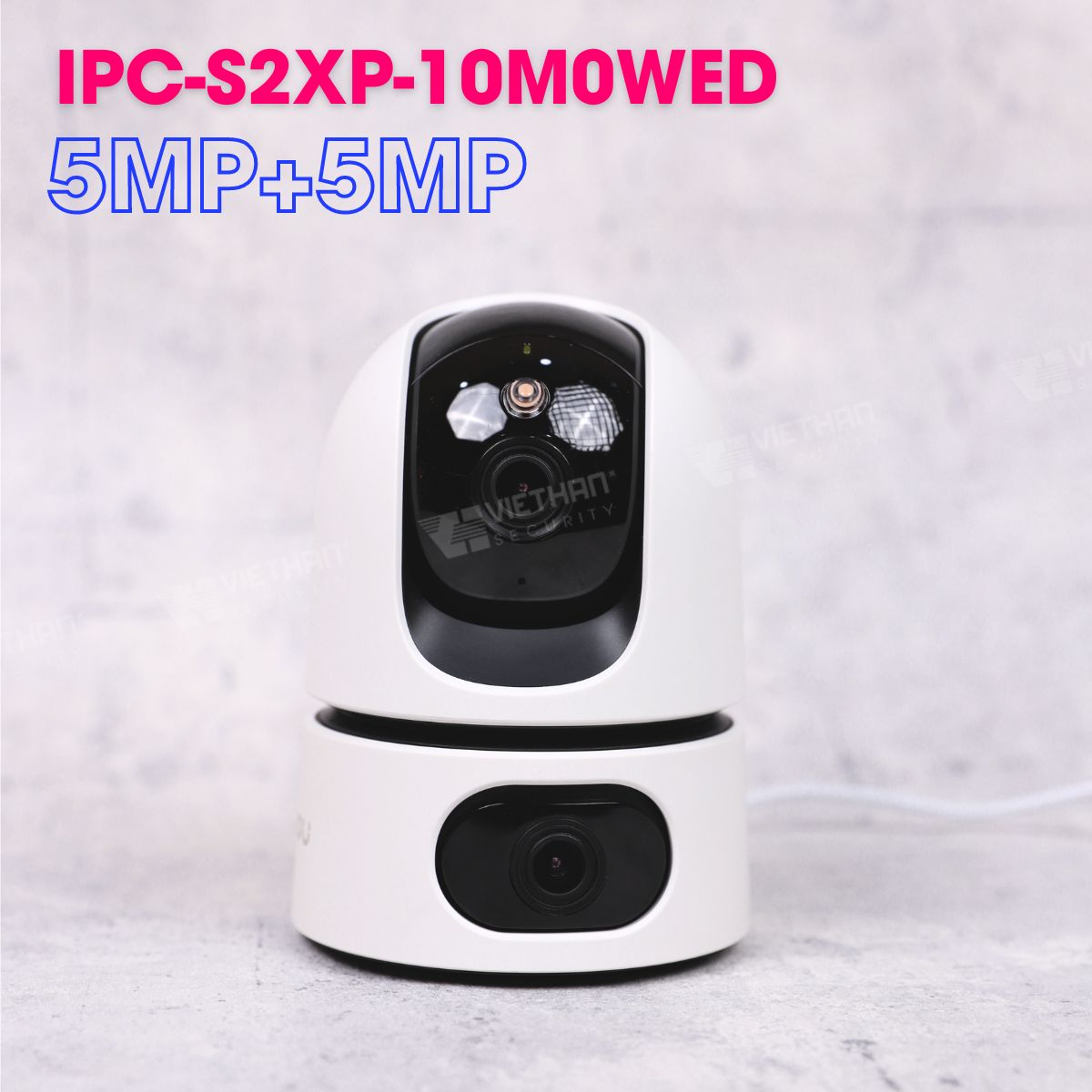 Camera IP wifi 2 ống kính IMOU IPC-S2XP-10M0WED 5MP+5MP, tích hợp mic và loa, cảnh báo bằng còi và đèn