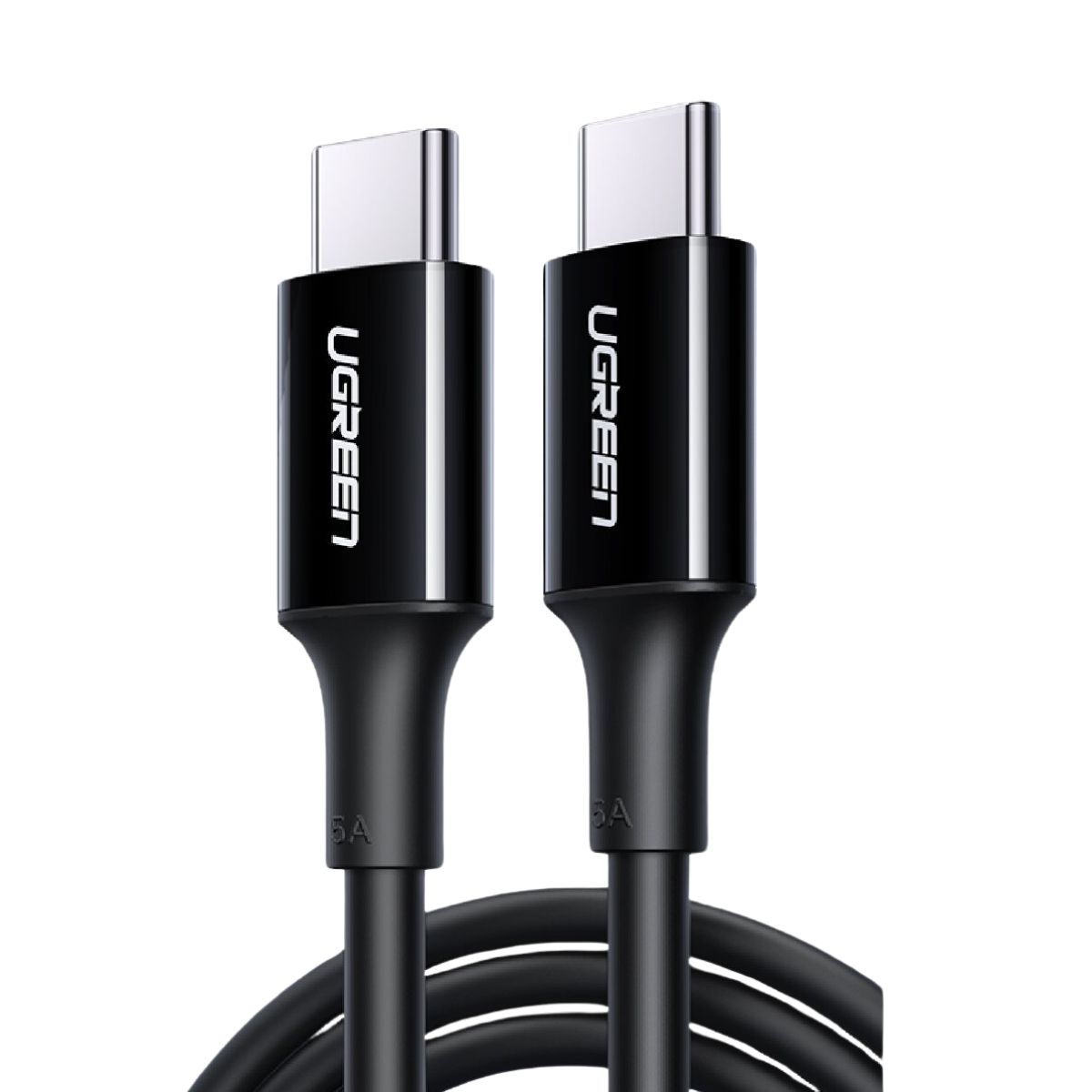 Cáp sạc 1m USB-C đến USB-C Ugreen 80371 US300 màu đen, tốc độ truyền dữ liệu 480Mbps, sạc nhanh 5A
