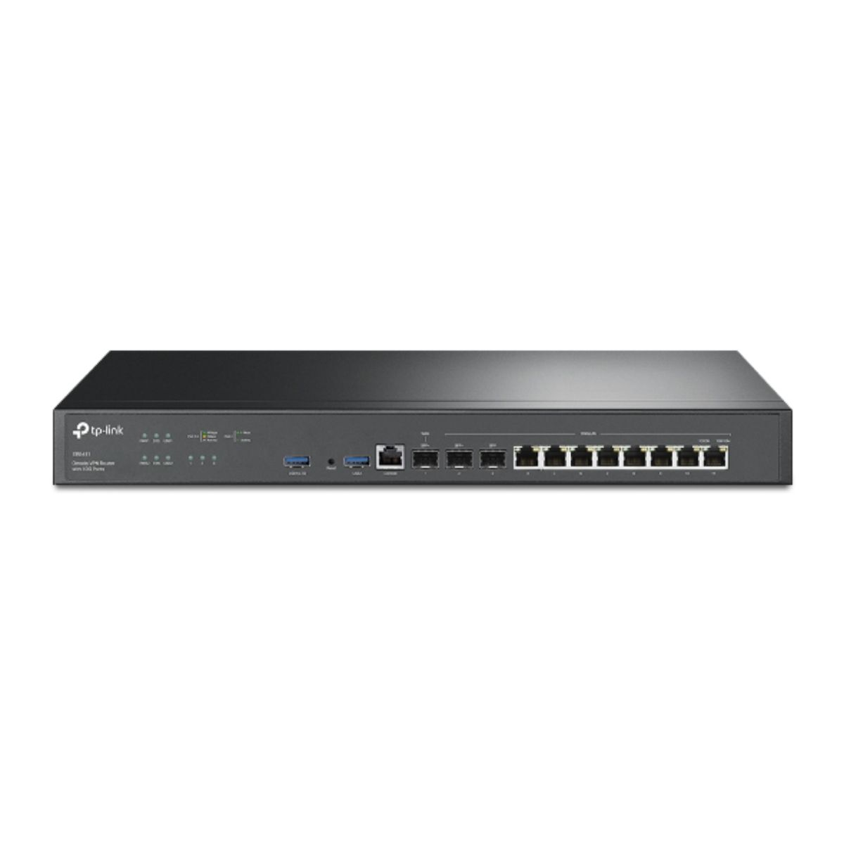 Router wifi 8 cổng TP-Link ER8411 tích hợp Omada SDN, 1 cổng WAN và 1 cổng SFP+ 10GE WAN/LAN