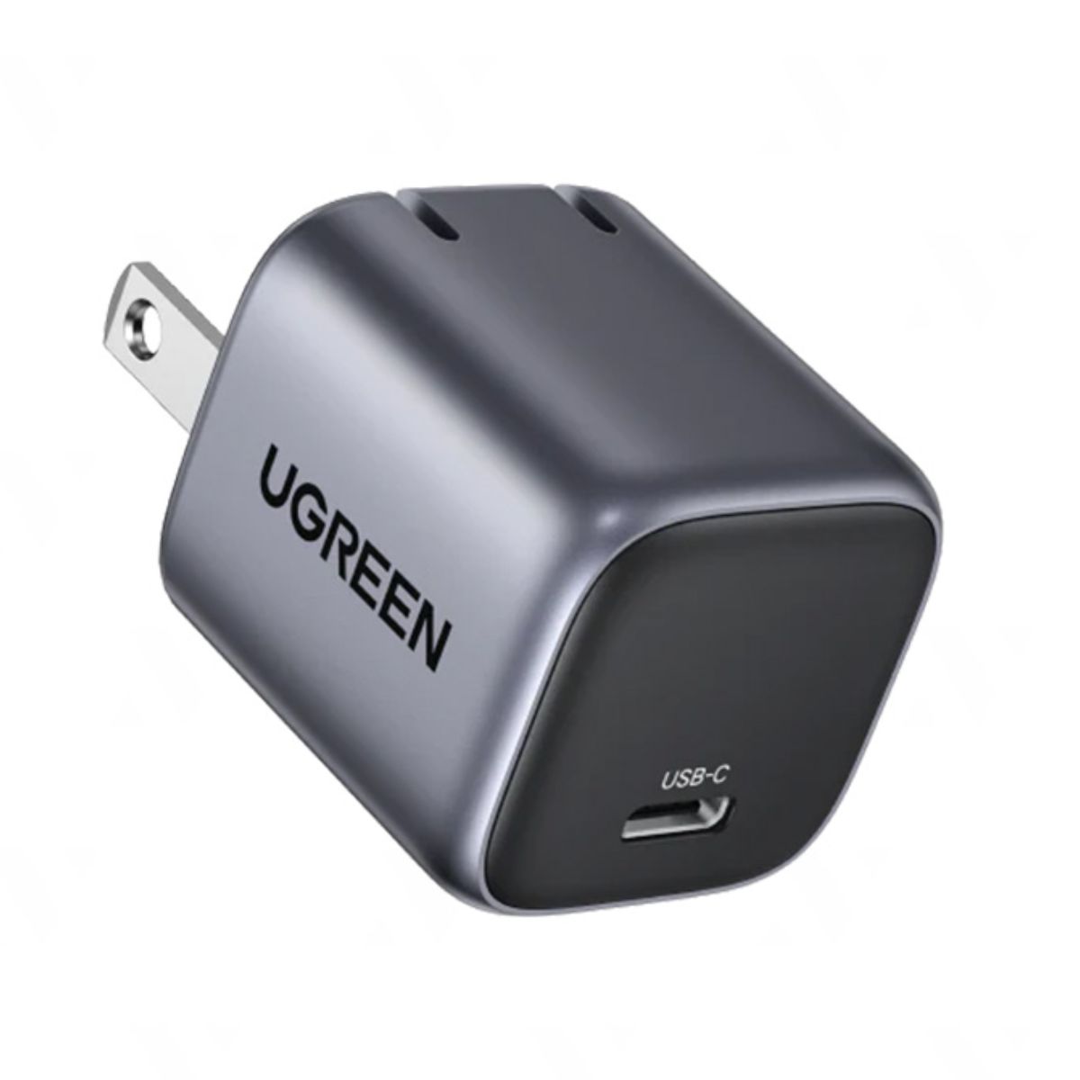 Bộ sạc nhanh USB-C Ugreen 90902 CD318 Nexode 20W USB-C PD GaN US, công suất 20W