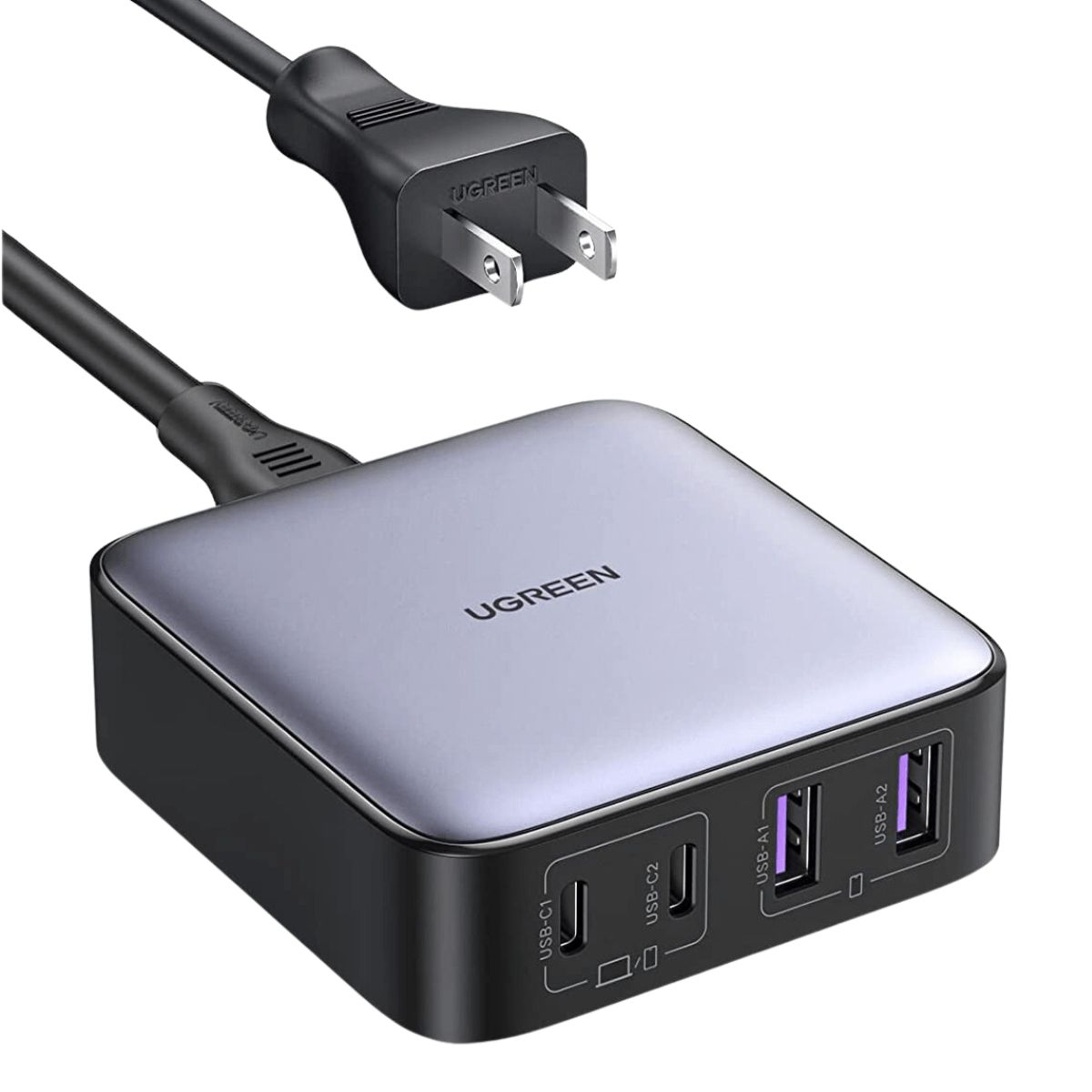  Bộ sạc máy tính để bàn 65W Ugreen 90747 CD327 công suất 65W, công nghệ GaN