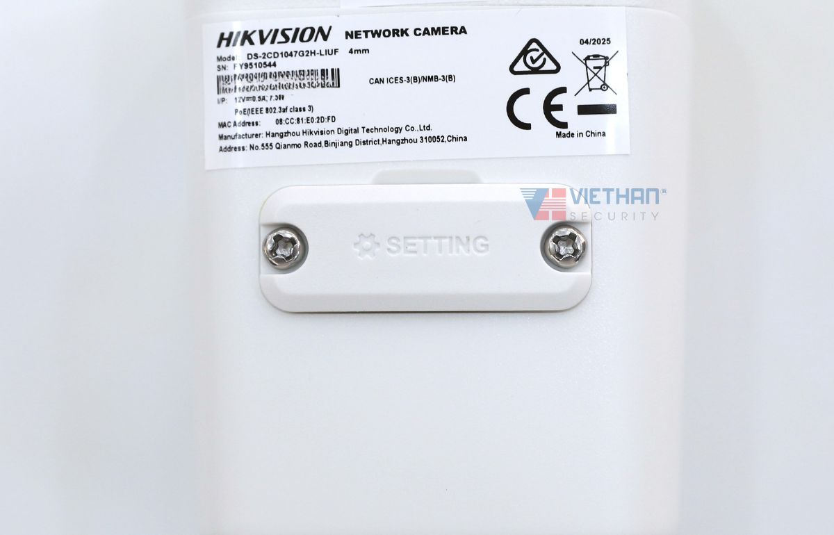 Camera IP colorvu hồng ngoại 30m Hikvision DS-2CD1047G2H-LIUF 4MP, WDR 120dB