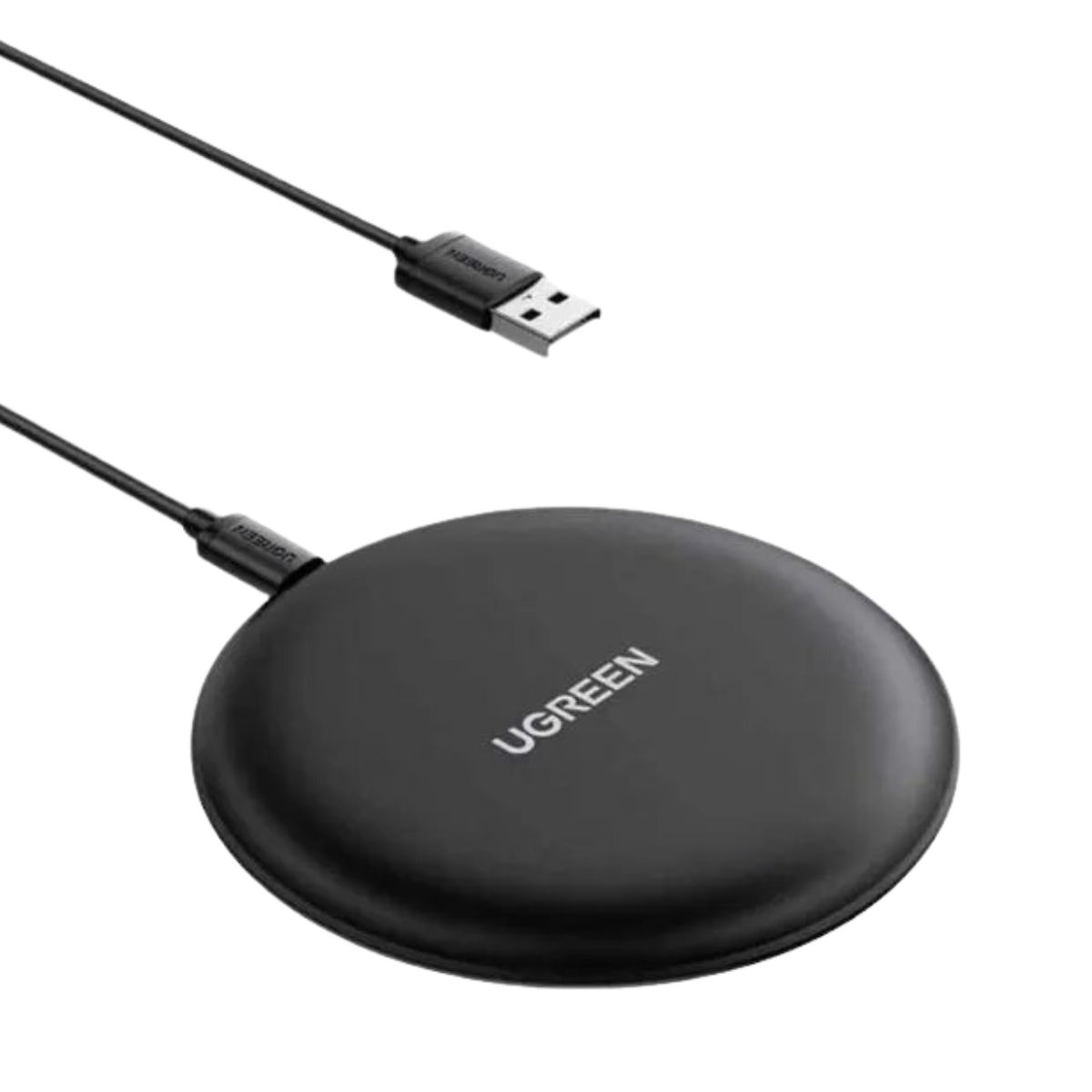 Sạc không dây thông minh USB-C Ugreen 15112 CD186 màu đen, đèn báo LED