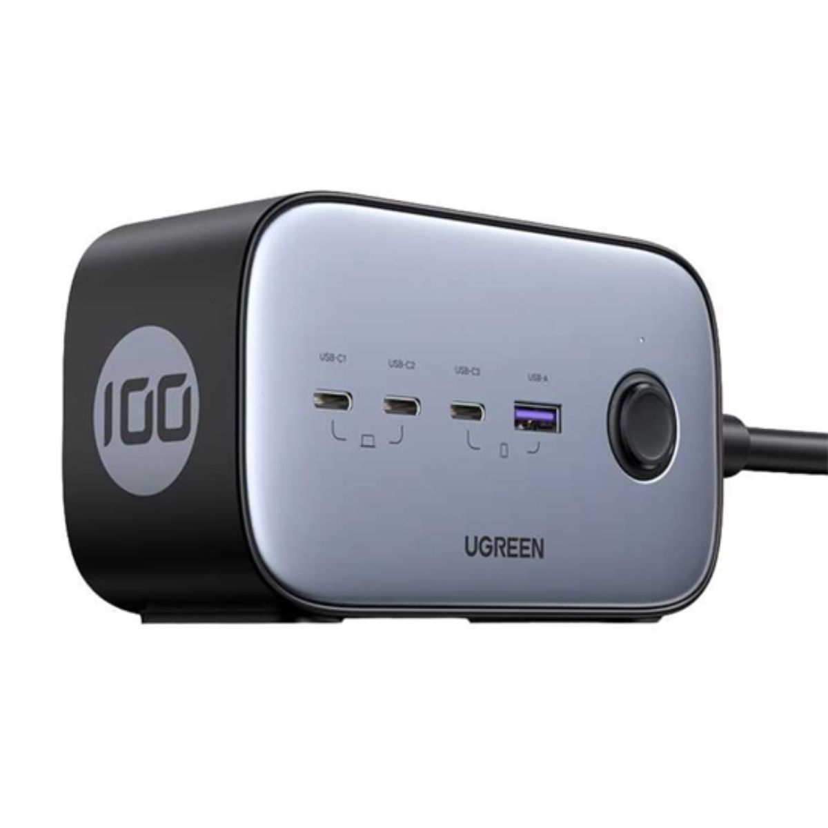 Ổ cắm điện DigiNest 100W Ugreen 60167 CD270 3 cổng USB-C và 1 cổng USB-A