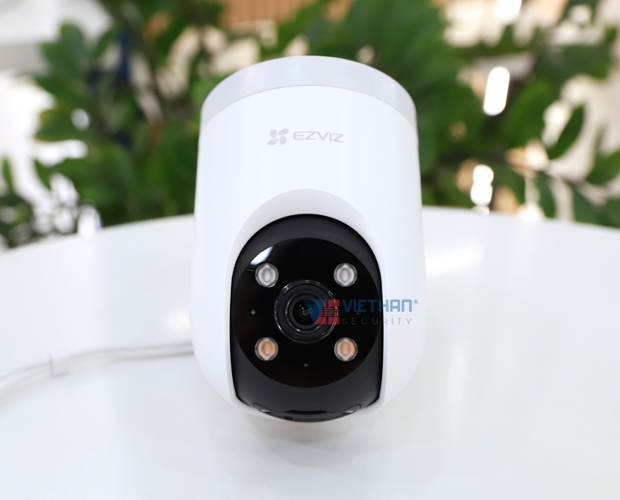 Camera Ezviz H8C pro 3K 5Mp wifi quay quét, AI phát hiện người xe cộ, còi và đèn