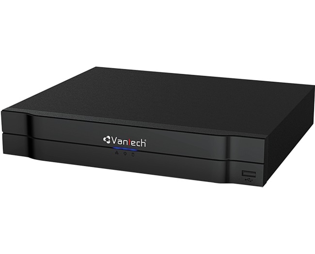Đầu ghi Vantech VP-455CVI 4 kênh HD 720P, 1 sata, Cloud P2P, ngõ ra xem hình HDMI & VGA (iDMSS)