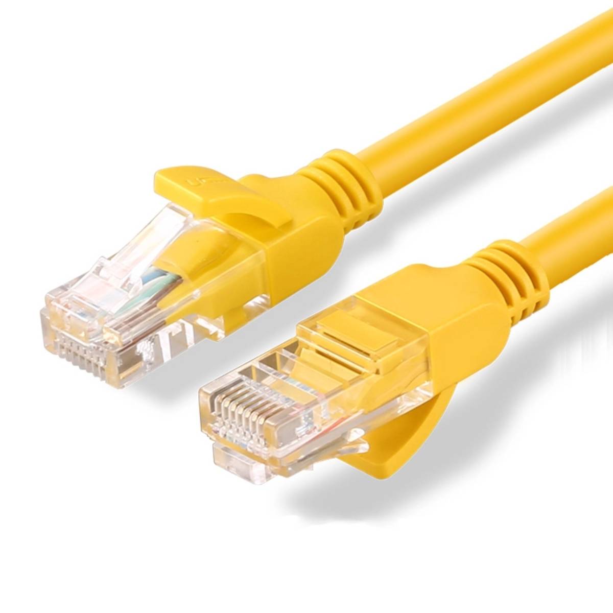 Cáp mạng đúc sẵn 2M Ugreen 11231 NW103 Ethernet/RJ45/Cat5e, giảm nhiễu cặp xoắn (UTP), mạ vàng 24K, hiệu suất lên đến 350MHz