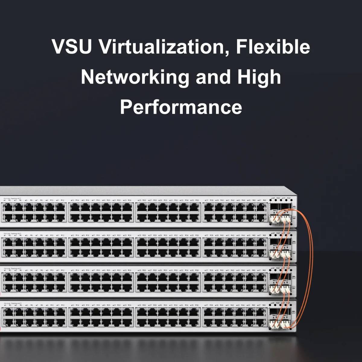 Thiết bị chuyển mạch switch 48 cổng Ruijie RG-S5300-48GT4XS-E 48 GE RJ45 PoE/PoE+, 4 cổng 10GE SFP+, tốc độ 432 Gbps