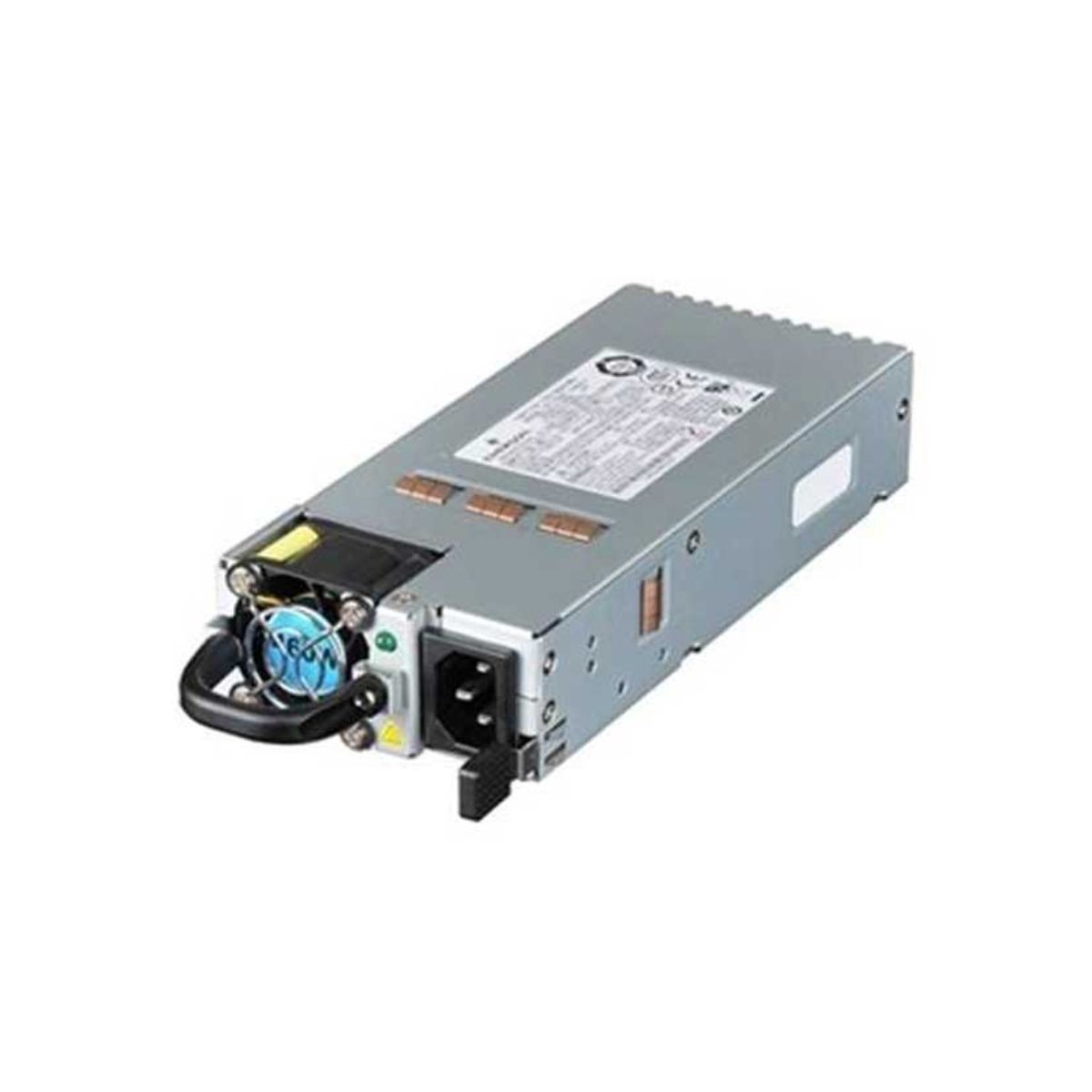 Module nguồn DC Ruijie RG-M5000E-DC500P hỗ trợ 24 cổng PoE/PoE+, đầu vào -32VDC đến -72VDC, PoE 370W